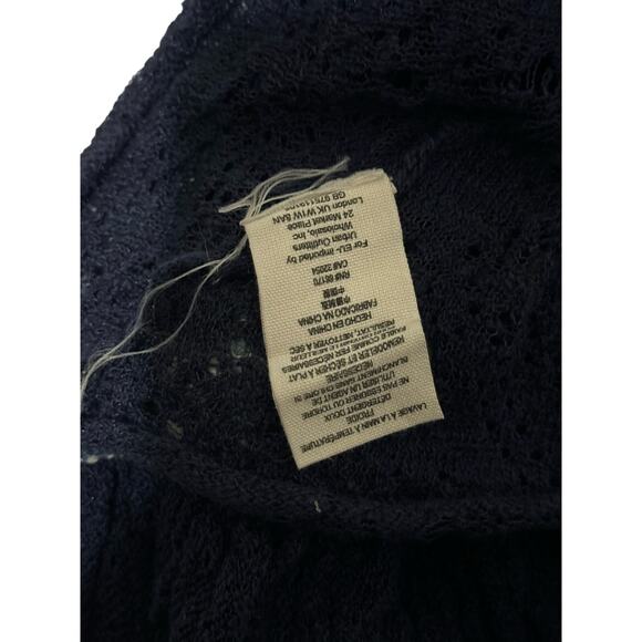 Free People Love Flowers Tunic Dress Small Asymmetrical Boho Lagenlook Crochet - Picture 12 of 15